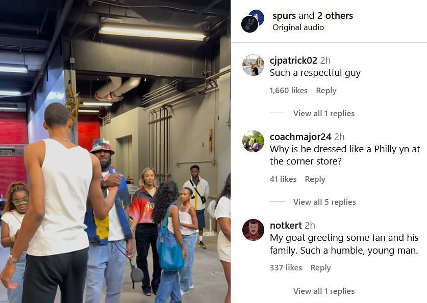Credits: Instagram (@spurs, @nba)